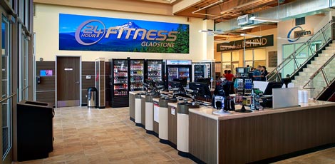 24 Hour Fitness - Gladstone Interior Drywall